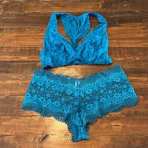 Victoria secret bralette and boy short M